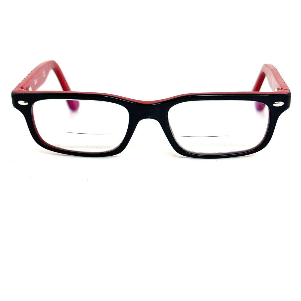 Ray-Ban RB 1535 3573 46-16-125 Black/Red Full Rim Eyeglasses Frame H14829